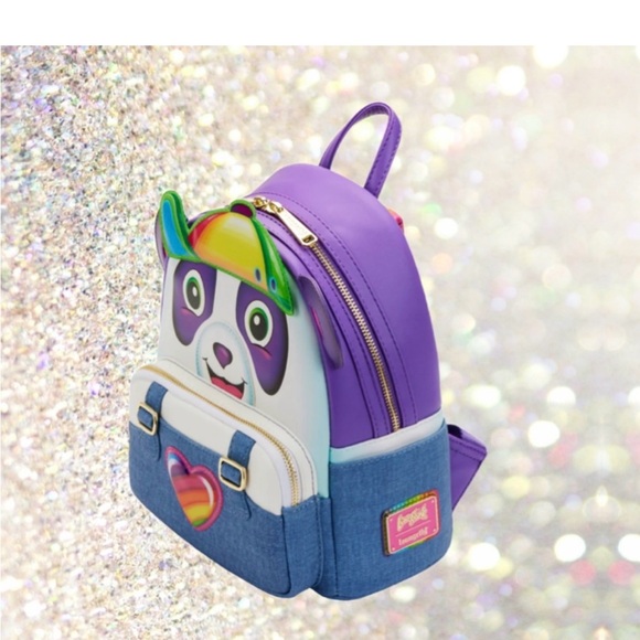 New Loungefly Lisa Frank Panda Painter Cosplay Backpack main image 5